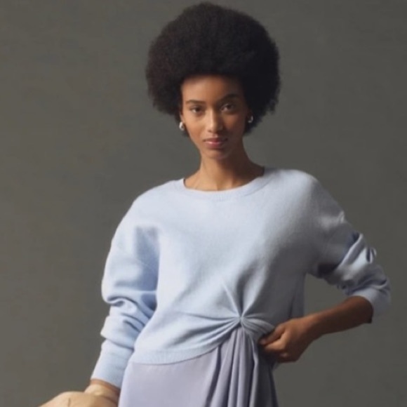 NWT! Anthropologie Sky The Gemini Twofer Sweater + Dress Set ☁️ - Picture 2 of 5